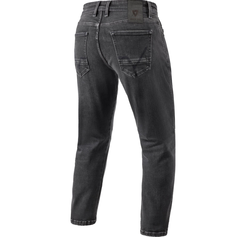 Blugi motocicletă Revit Detroit 3 Tapered Classic, negru închis
