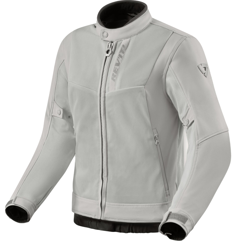 Jachetă de motocicletă Revit Highcrest pentru femei, argintie