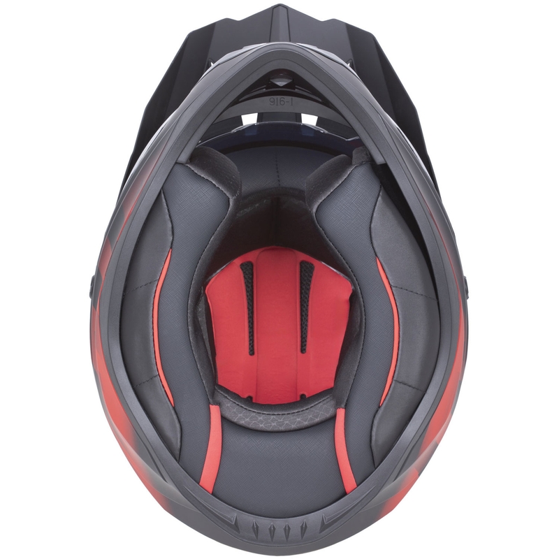 Cască de motocicletă enduro ZED XD1 negru mat-galben fluo
