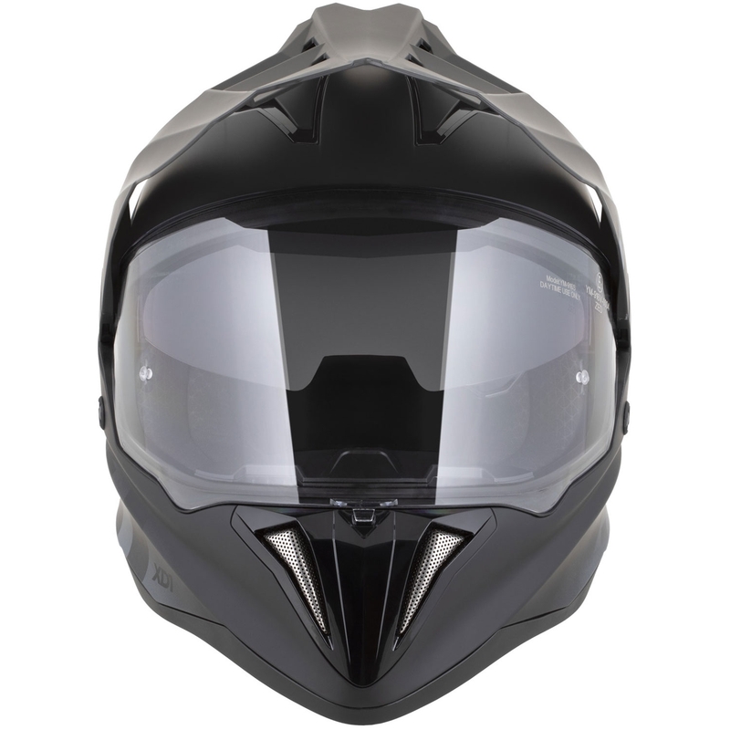 Cască de motocicletă Enduro ZED XD1 negru mat-gri închis