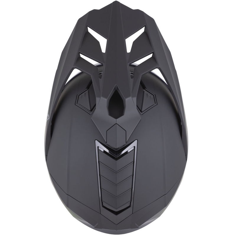Cască de motocicletă Enduro ZED XD1 negru mat-gri închis