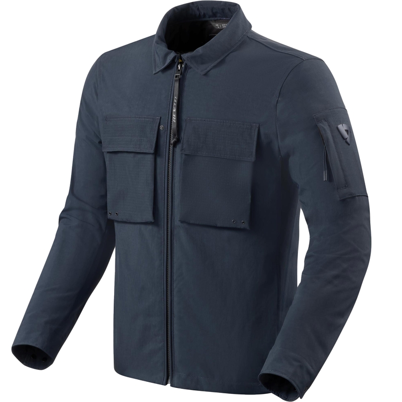 Tricou motocicletă Revit Yaletown albastru închis