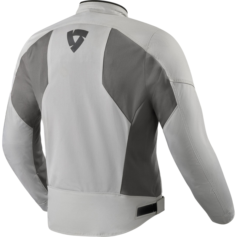 Geacă de motocicletă Revit Torque 3 H2O gri deschis-roșu