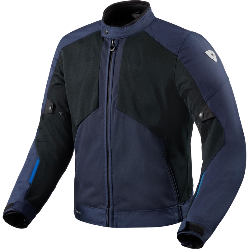Geacă de motocicletă Revit Torque 3 H2O albastru închis-negru