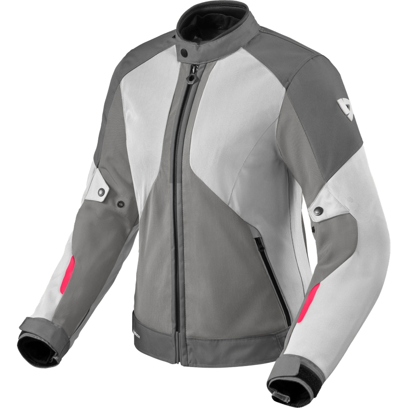 Geacă de motocicletă Revit Torque 3 H2O pentru femei gri-roz