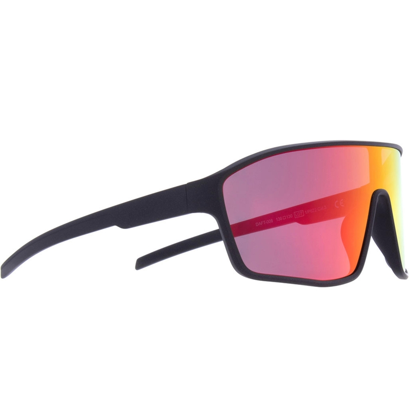 Ochelari de soare Red Bull Spect Daft negri cu lentile albastru-roșii
