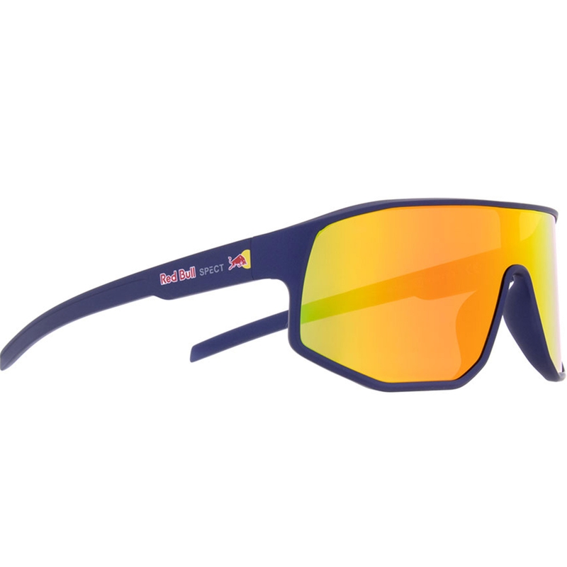 Ochelari de soare Red Bull Spect Dash albaștri cu lentile portocalii