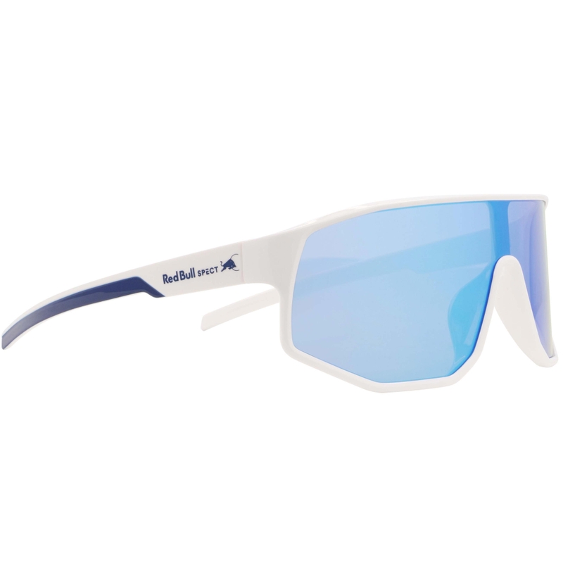 Ochelari de soare Red Bull Spect Dash albi cu lentile albastre
