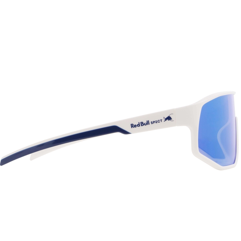 Ochelari de soare Red Bull Spect Dash albi cu lentile albastre