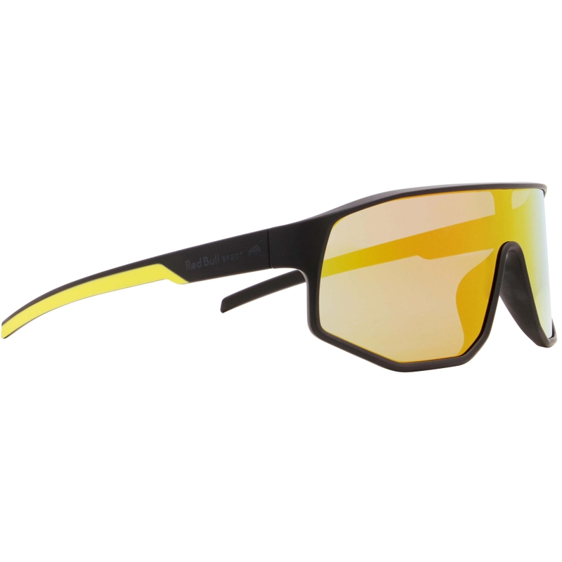 Ochelari de soare Red Bull Spect Dash negri cu lentile albastru-galbene