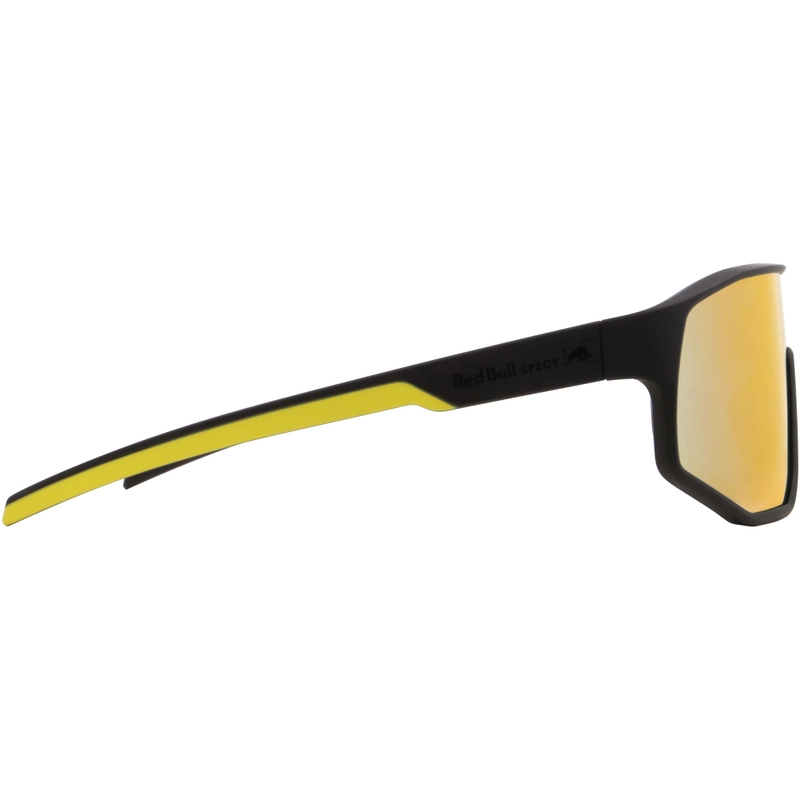 Ochelari de soare Red Bull Spect Dash negri cu lentile albastru-galbene
