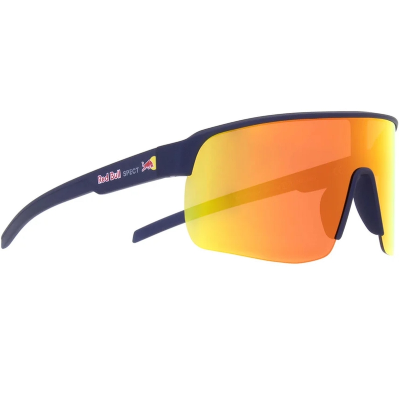 Ochelari de soare Red Bull Spect Dakota albaștri cu lentile portocalii
