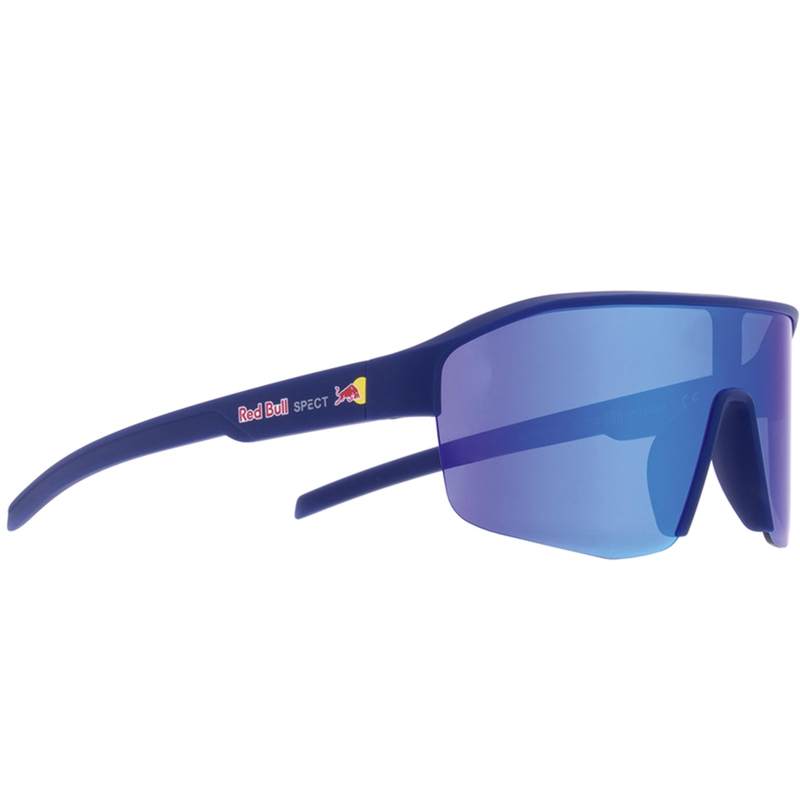 Ochelari de soare Red Bull Spect Dundee albaștri cu lentilă albastră