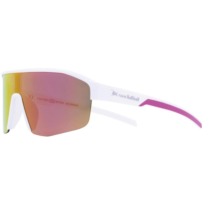 Ochelari de soare Red Bull Spect Dundee albi cu lentile roșu-galbene