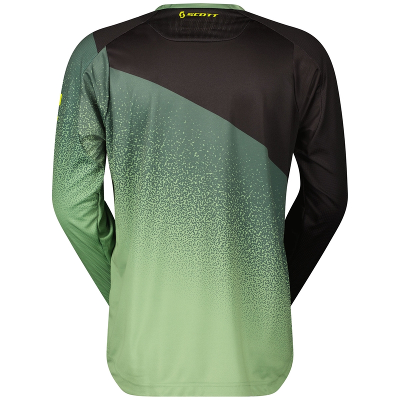 Tricou motocross SCOTT 350 DIRT EVO negru-verde