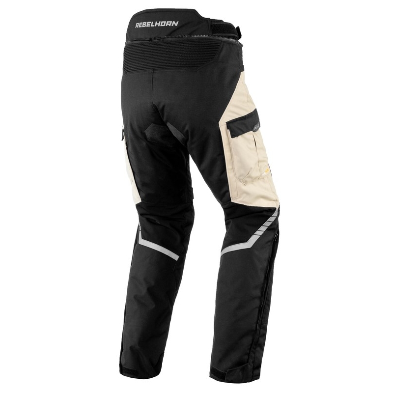 Rebelhorn Patrol Patrol Pantaloni pentru motociclete Negru, Gri nisip