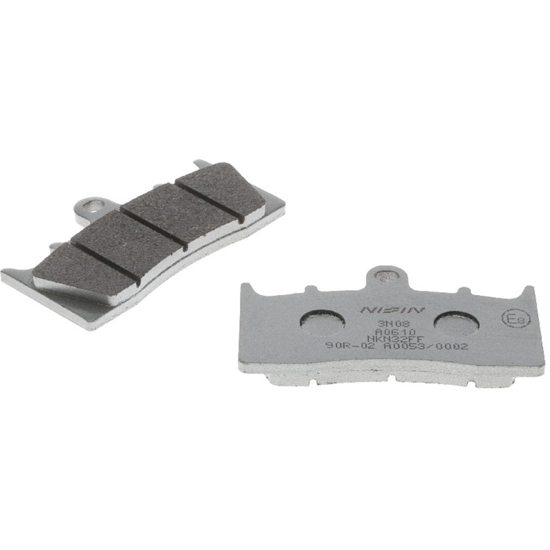 Plăcuțe de frână NISSIN semi-metalice 81x46x8 mm 2 buc