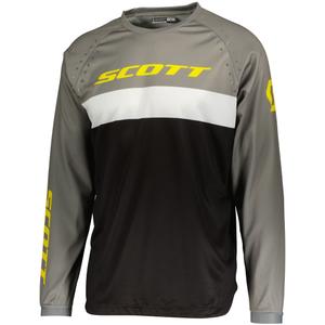 Tricou motocross SCOTT 350 SWAP EVO negru-gri