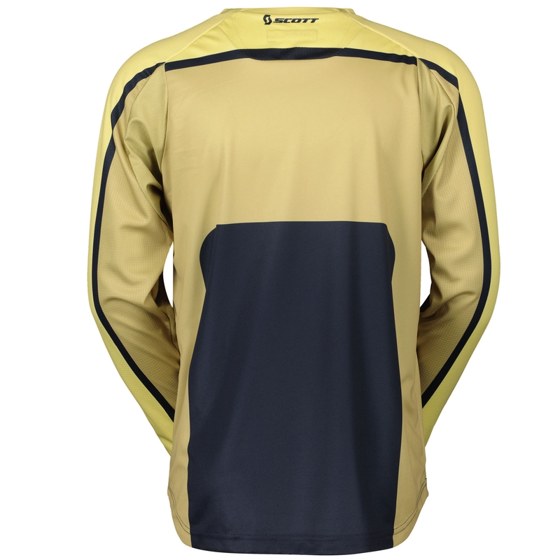 Tricou motocross SCOTT 350 TRACK EVO bej-albastru