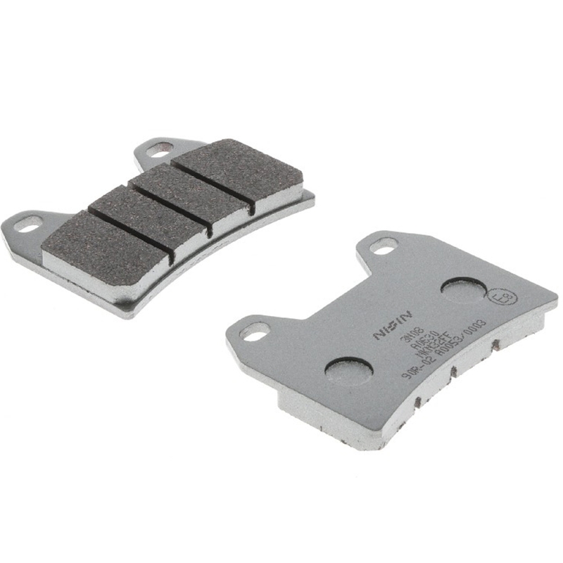 Plăcuțe de frână NISSIN semi-metalice 76x55.5x9 mm 2 buc
