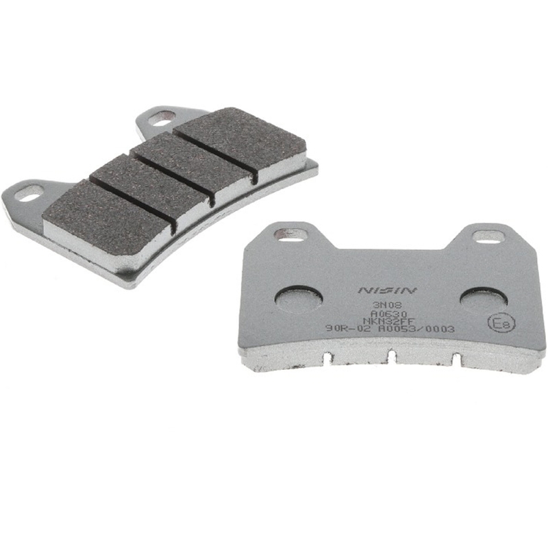 Plăcuțe de frână NISSIN semi-metalice 76x55.5x9 mm 2 buc