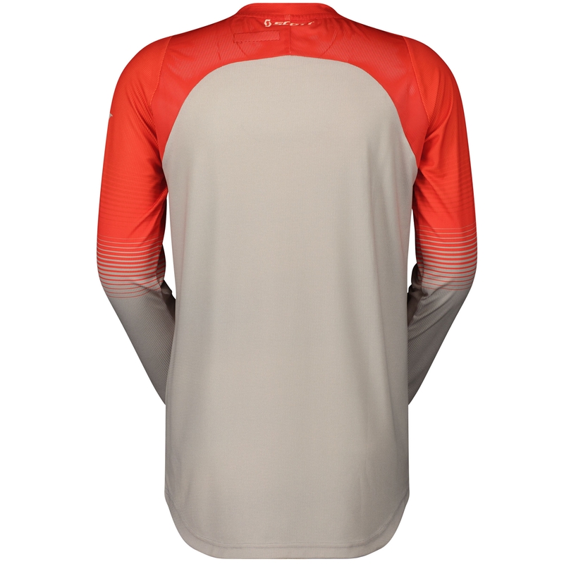 Tricou motocross SCOTT 450 PODIUM gri-roșu
