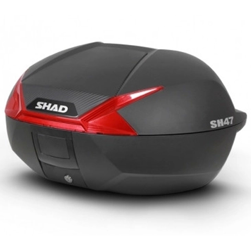 Top case SHAD SH47 negru/rosu