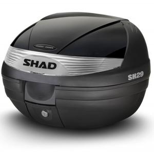 Top case cu capac colorat SHAD SH29 Black metal