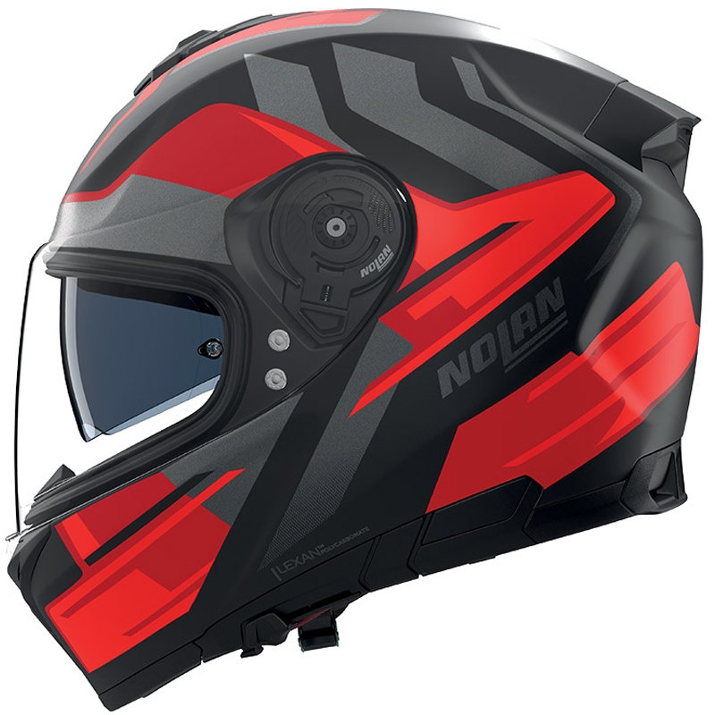 Cască integrală pentru motocicletă Nolan N80-8 Trittico 357 negru mat-roșu-antracit
