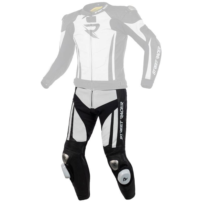 Pantaloni bărbați Street Racer Fasttrack negru-alb lichidare