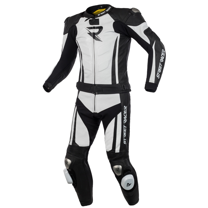 Pantaloni bărbați Street Racer Fasttrack negru-alb lichidare