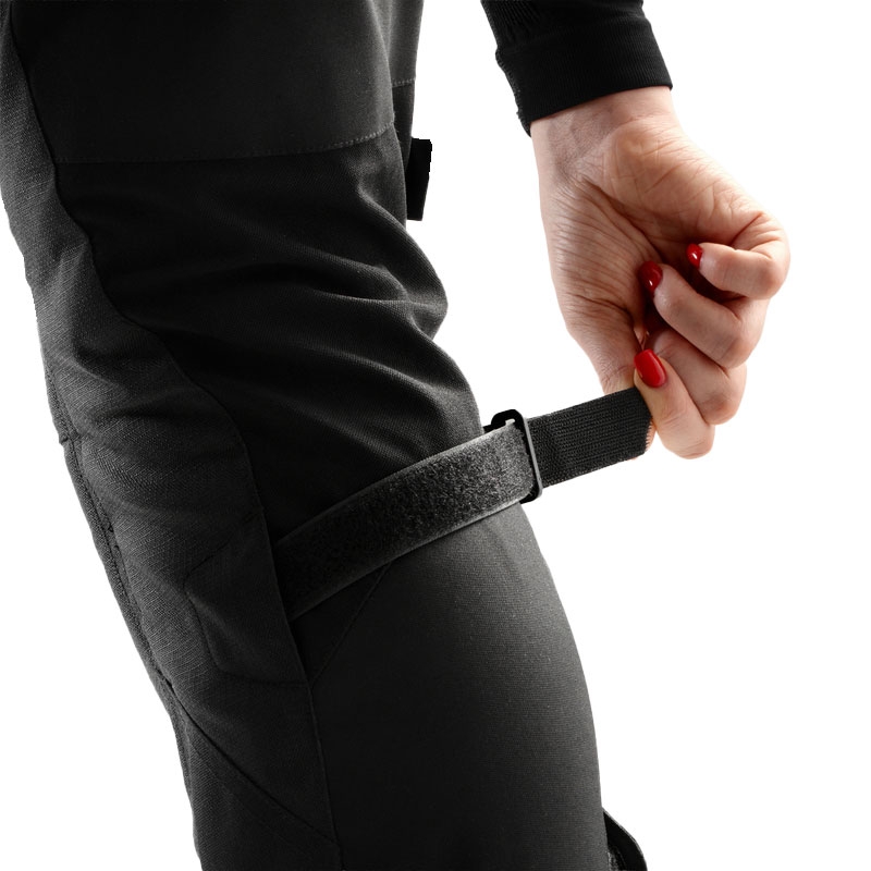 Pantaloni de motocicletă crop pentru femei Rebelhorn Hardy 3.0 negri