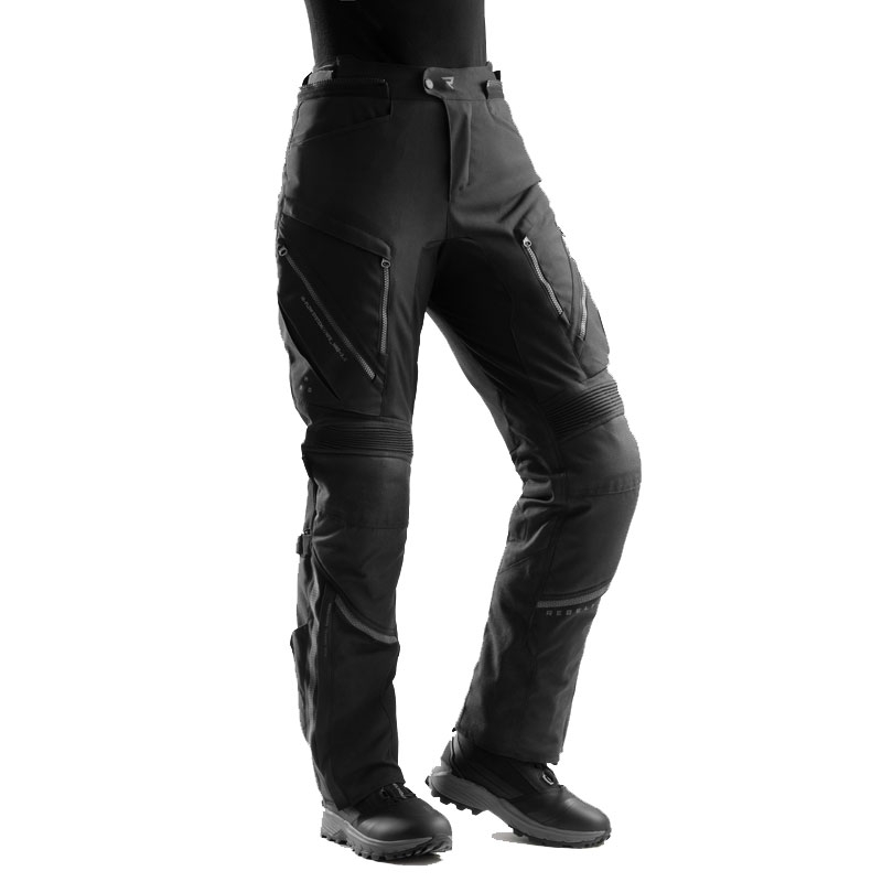 Pantaloni de motocicletă crop pentru femei Rebelhorn Hardy 3.0 negri