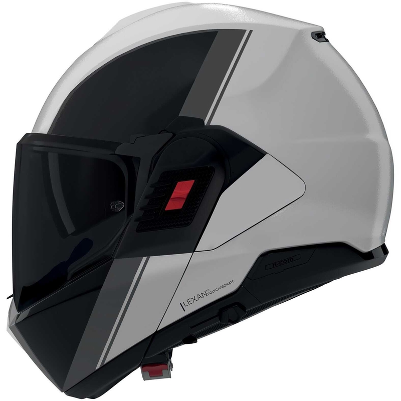 Cască de motocicletă pliabilă Nolan N120-1 Verniciatura Speciale 356 lucios perlat-negru-gri