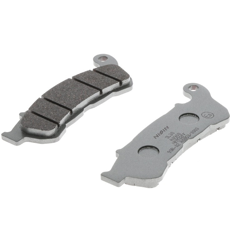 Plăcuțe de frână NISSIN semi-metalice 118x45.2x9.1 mm 2 buc