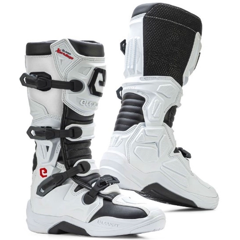 Cizme moto Eleveit X PRIVILEGE alb-negru