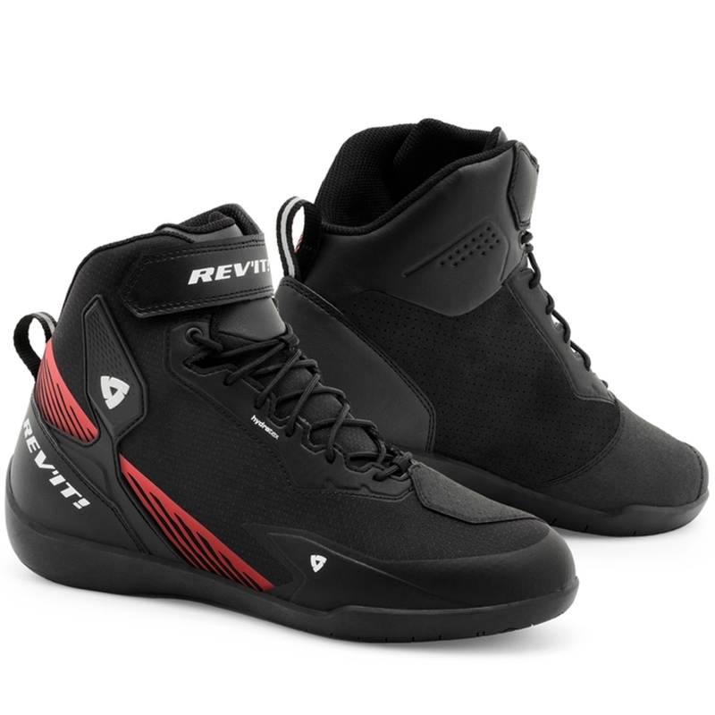 Revit G-Force 2 H2O cizme de motocicletă negru-fluo roșu