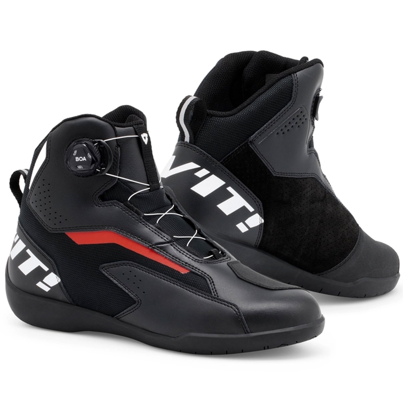 Ghete moto Revit Jetspeed Pro negru-rosu