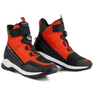 Cizme moto Shima Takeshi negru-rosu