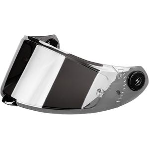 Vizieră Scorpion KDS-F-04 pentru căști EXO-RACE Air, argintiu oglindă