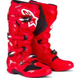 Ghete moto Alpinestars Tech 7 roșii