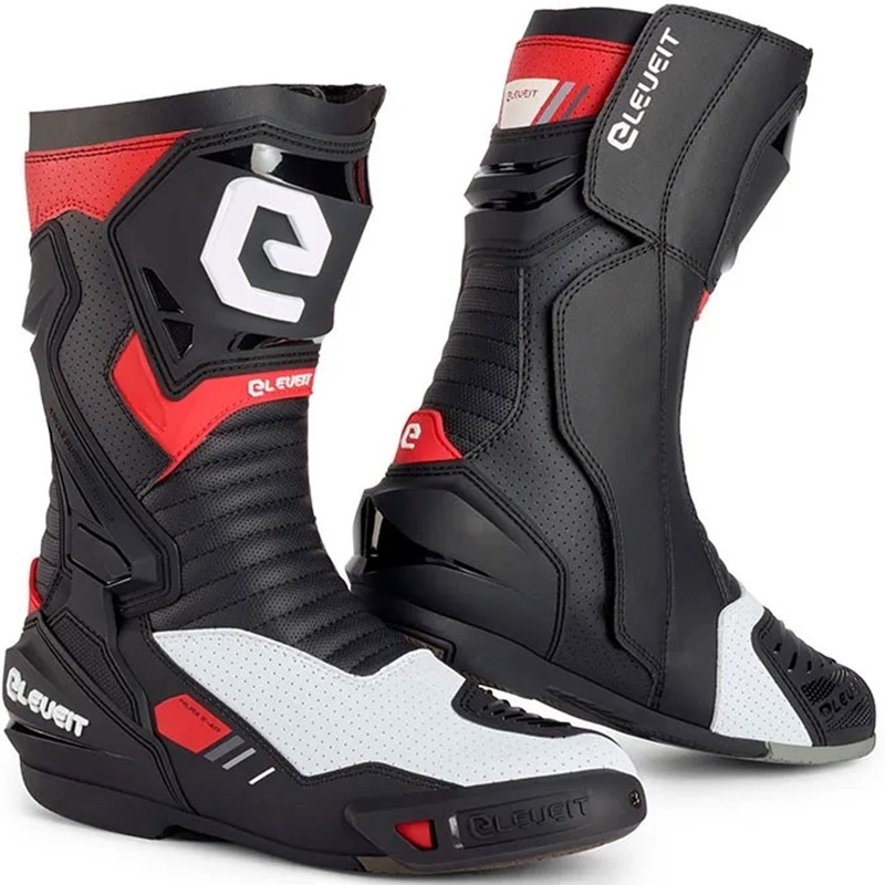 Eleveit S Miura EVO AIR negru și alb cizme de motocicletă Eleveit S Miura EVO AIR negru și alb