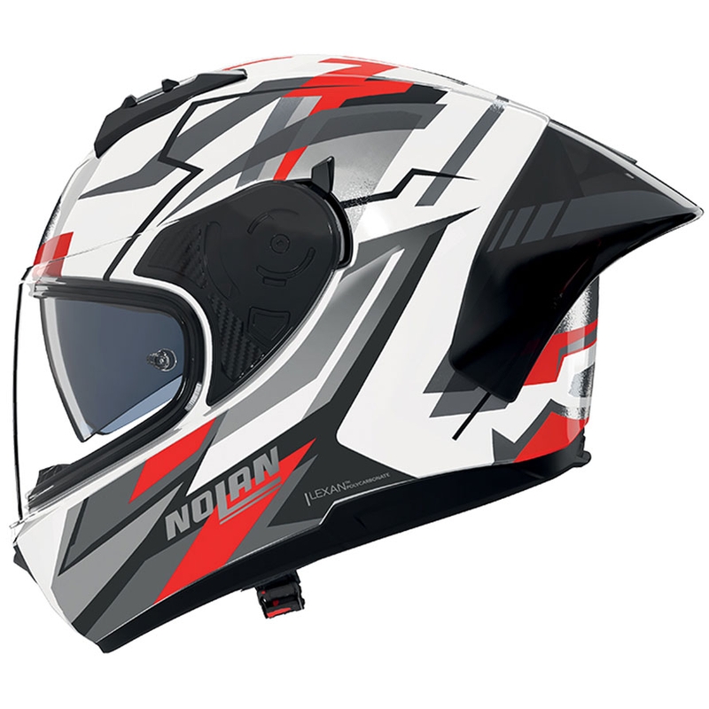 Cască integrală pentru motocicletă Nolan N60-6 Sport Corsa 356 alb-gri-negru