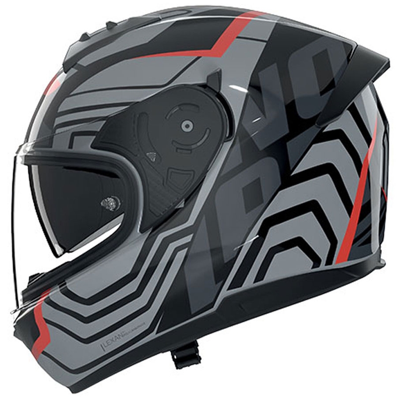 Cască integrală pentru motocicletă Nolan N60-6 Eclettico 351 gri-negru-roșu