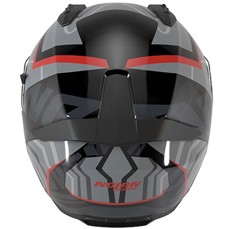 Cască integrală pentru motocicletă Nolan N60-6 Eclettico 351 gri-negru-roșu