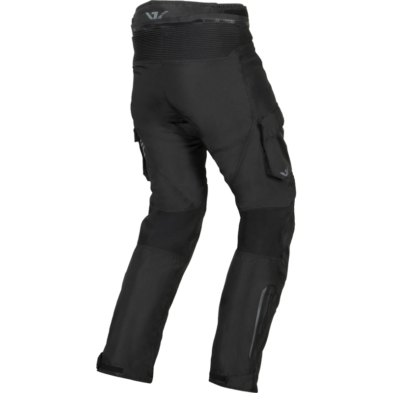Pantaloni scurți motocicletă Ayrton Rally II negru-gri