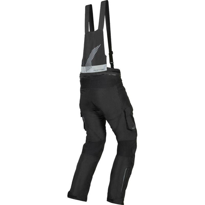 Pantaloni scurți motocicletă Ayrton Rally II negru-gri