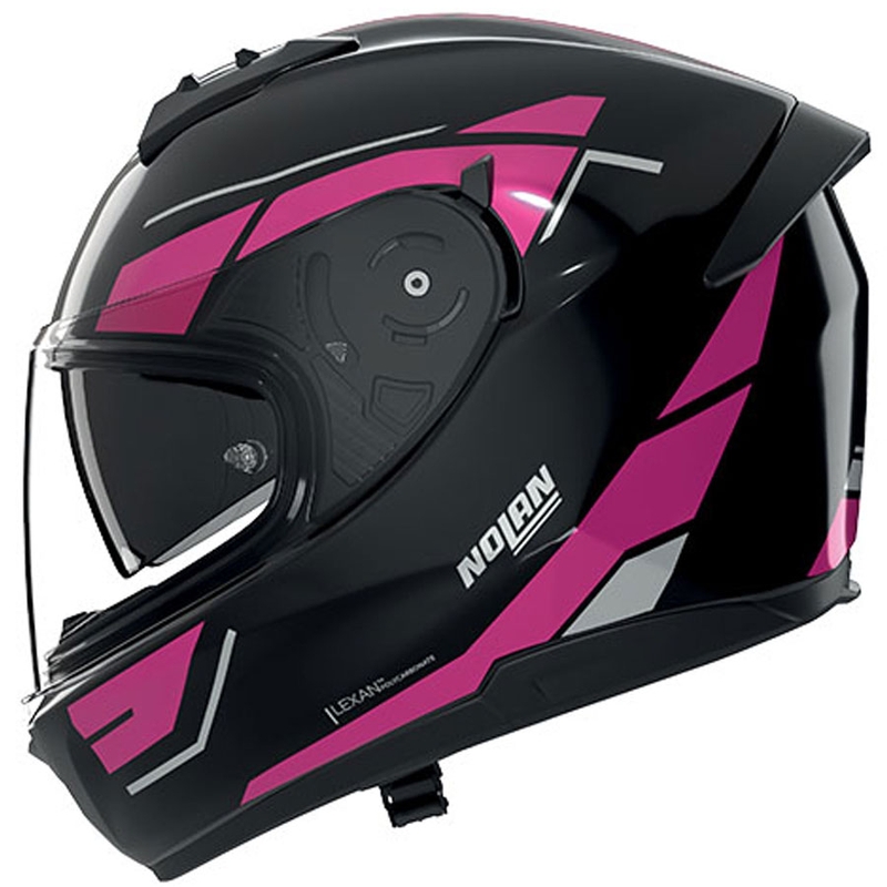 Cască integrală pentru motocicletă Nolan N60-6 Sincrono 354 negru-roz