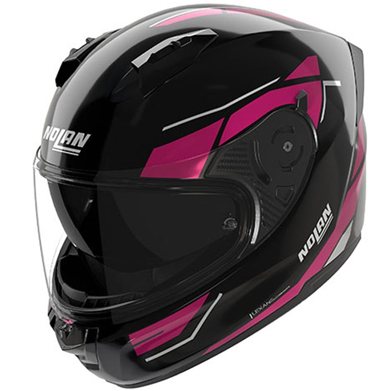 Cască integrală pentru motocicletă Nolan N60-6 Sincrono 354 negru-roz