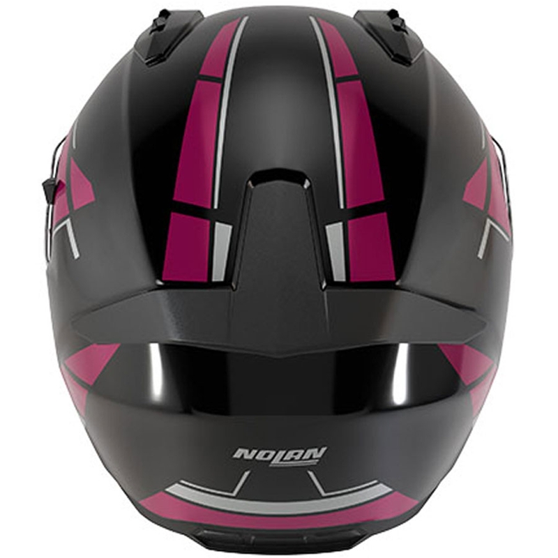 Cască integrală pentru motocicletă Nolan N60-6 Sincrono 354 negru-roz